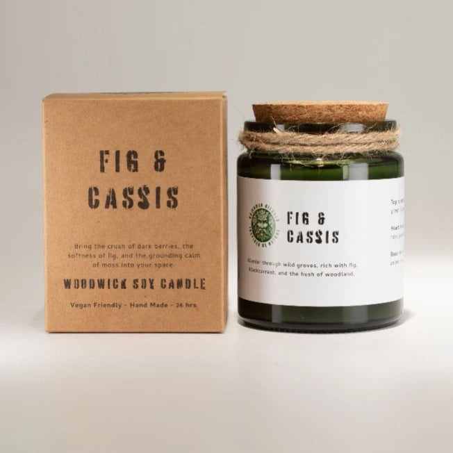 Greenman Candela di Soia Fico e Ribes Nero dettaglio – Pleyas