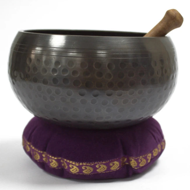 Campana Tibetana cuscino in Velluto-11 cm-Pleyas