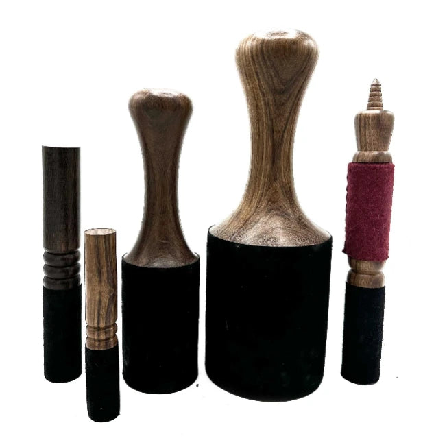 Campana Tibetana mazzuolo grande dettaglio-Pleyas