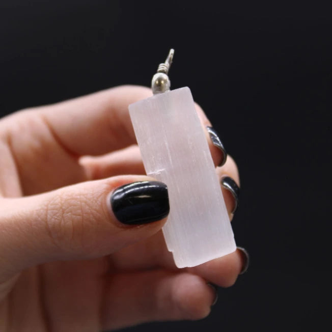 Pendente in Selenite naturale - Pleyas