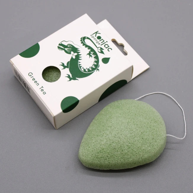 Konjac Spugna facciale - Tè verde - Protettore - Pleyas
