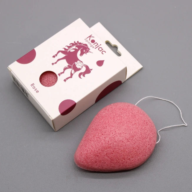 Konjac Spugna per il viso - Rosa - Anti-Aging - Pleyas
