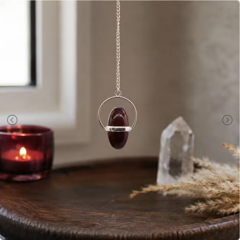 dettaglio Pendolino Pietra Shiva Lingam-Pleyas