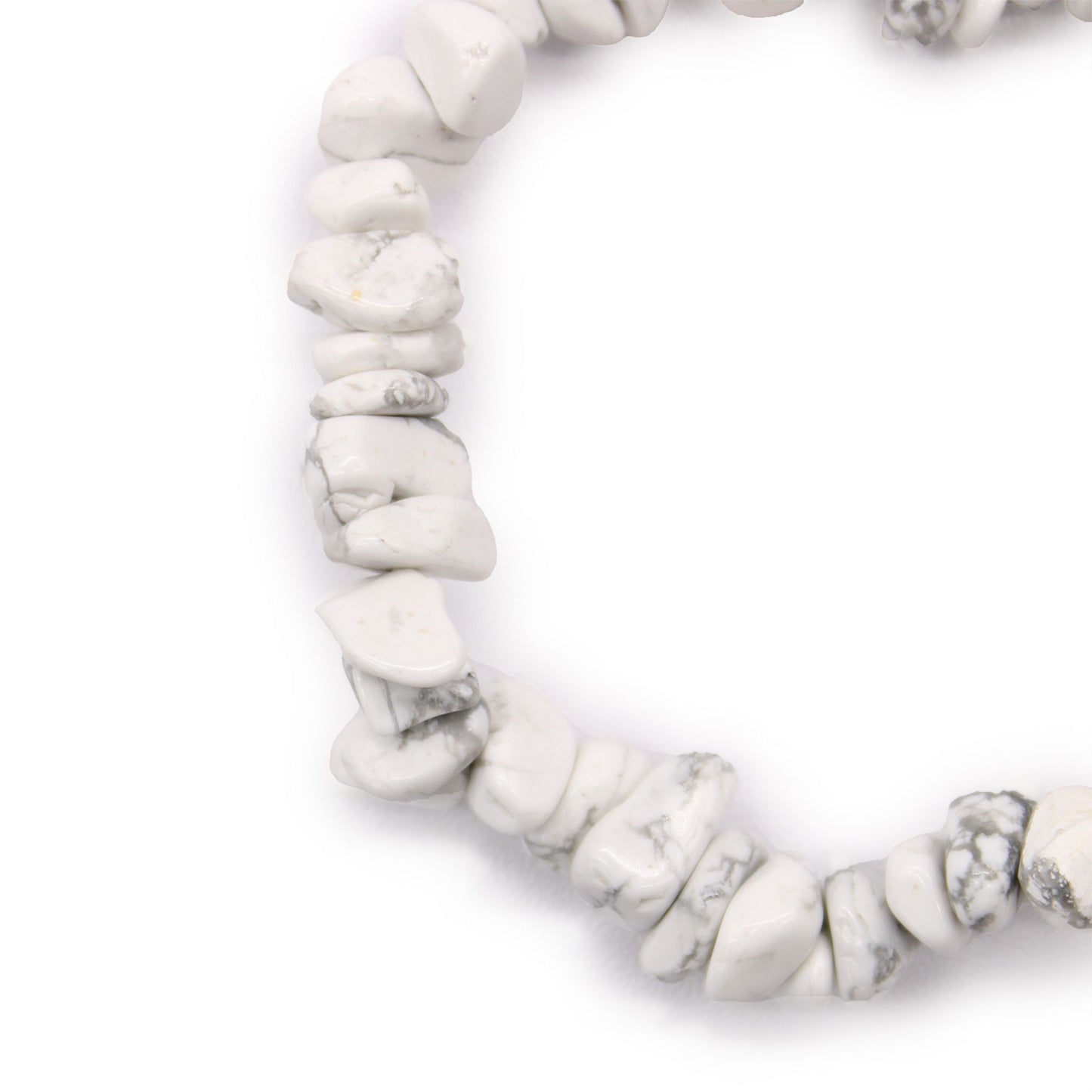 Braccialetto Frammenti di Pietre Preziose-Bianco Jasper-Pleyas
