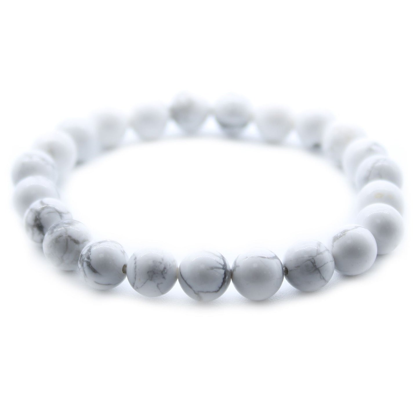 Bracciale energetico bianco Jasper - Pleyas