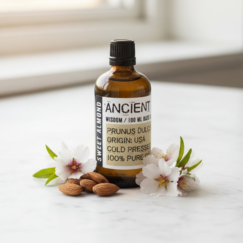 Olio base di mandorla dolce 100ml emolliente per massaggi e pelle – Pleyas