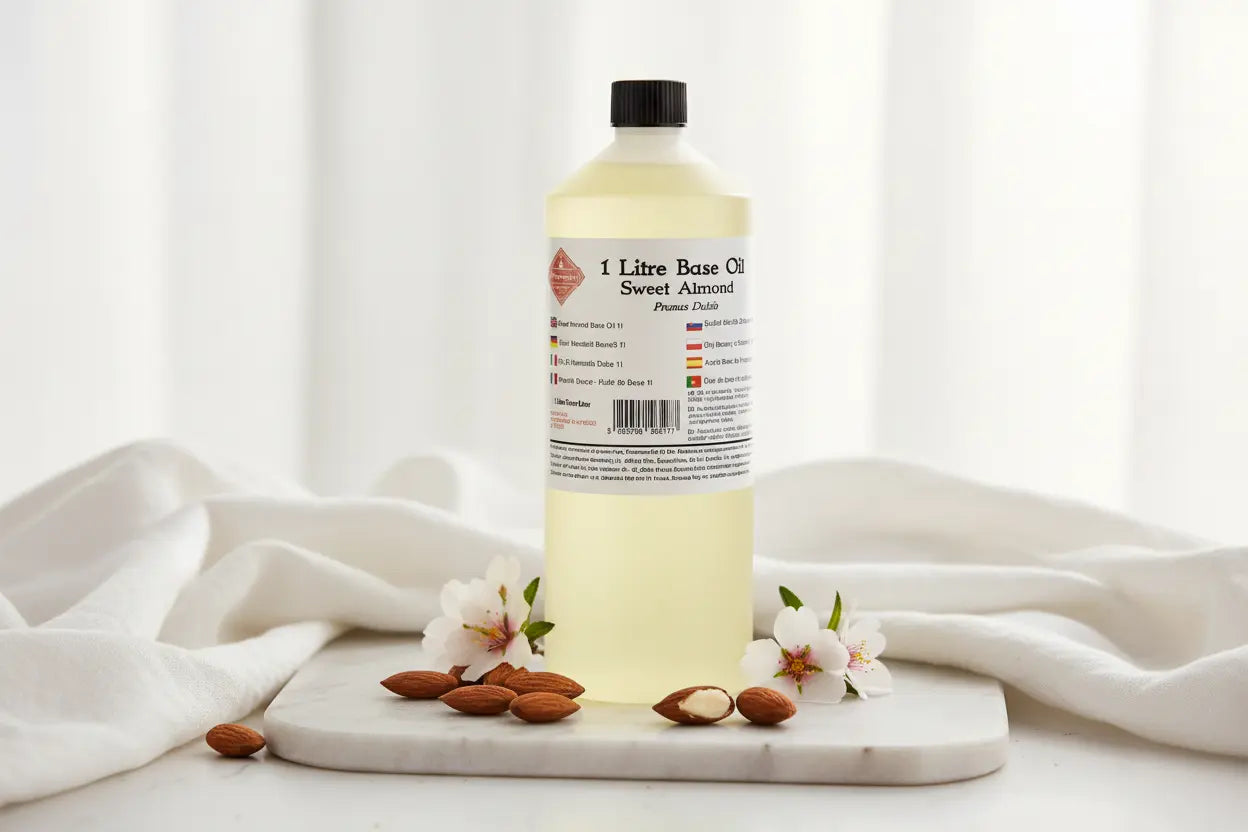 Flacone olio base di mandorla dolce 1 litro cura della pelle – Pleyas