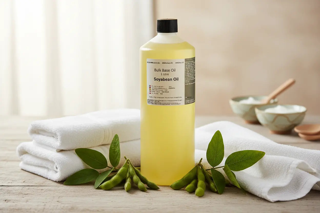 Flacone olio base di soia 1 litro per massaggi – Pleyas