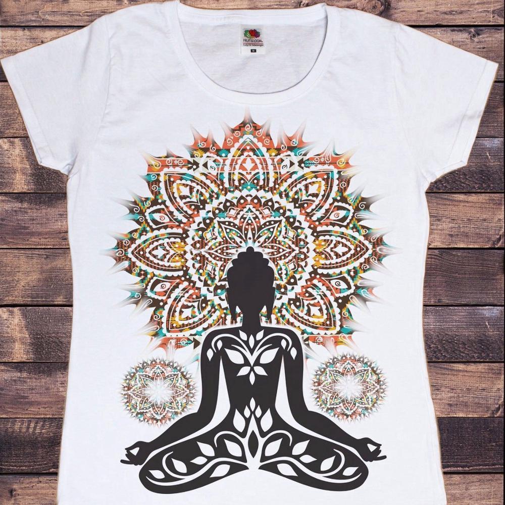 T-Shirt Milk Silk Buddha Dharma - Cotone Poliestere - Pleyas