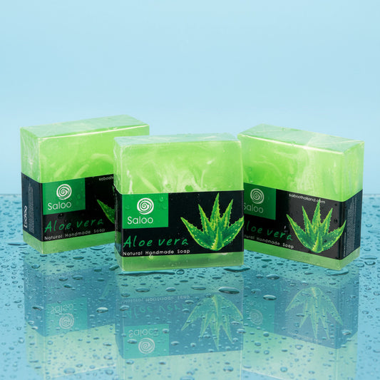 Sapone Artigianale all'Aloe Vera - Effetto Sbiancante & Idratante - 100g - Con Olio Essenziale Pleyas