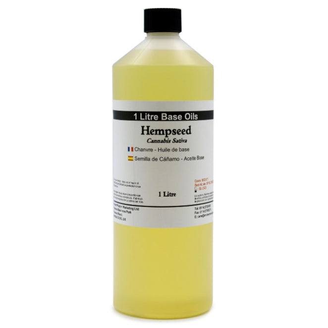 Olio base di semi di canapa 1 litro ricco di omega – Pleyas