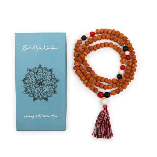 Mala Bali Credere e Crescere Tri Datu Rudraksha - Pleyas