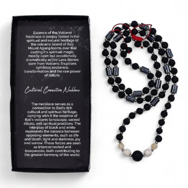 Collana Essenza del Vulcano Connessione Culturale Bali - Pleyas