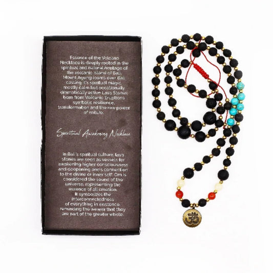 Collana Essenza del Vulcano Risveglio Spirituale Om - Pleyas