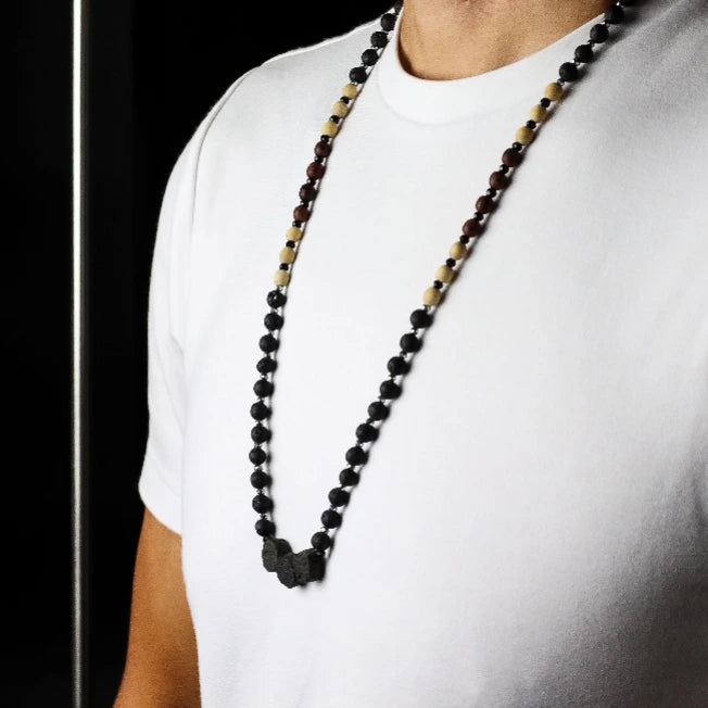 Collana Essenza del Vulcano Collegamento Natura dettaglio - Pleyas