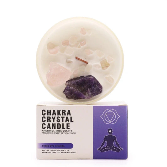 Candela Cristallo Chakra-Chakra del Terzo Occhio-Pleyas