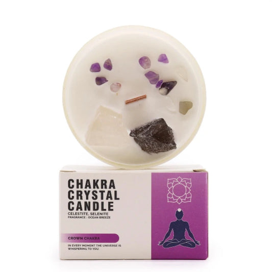 Candela Cristallo Chakra-Chakra della Corona-Pleyas