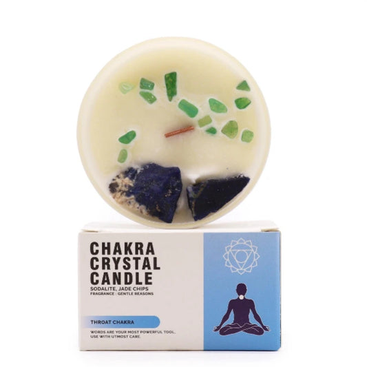Candela Cristallo Chakra-Chakra della Gola-Pleyas