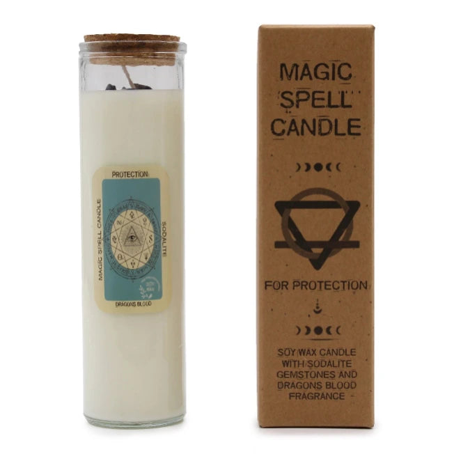 Candela Incantesimo protezione-Pleyas