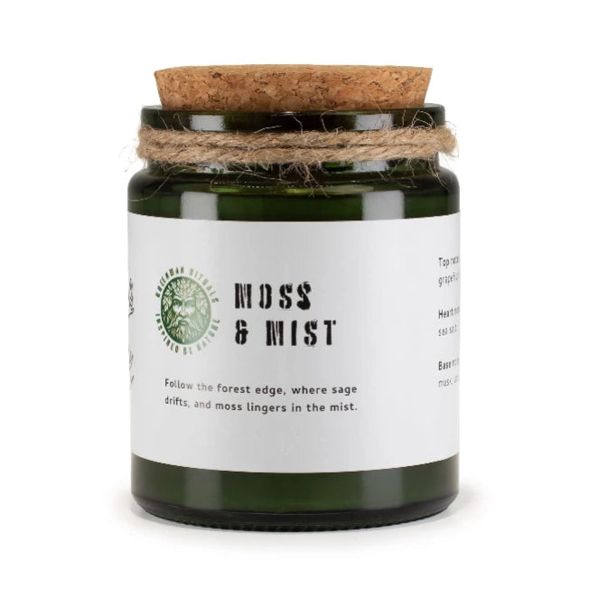 Greenman Candela di Soia Moss e Nebbia – Pleyas