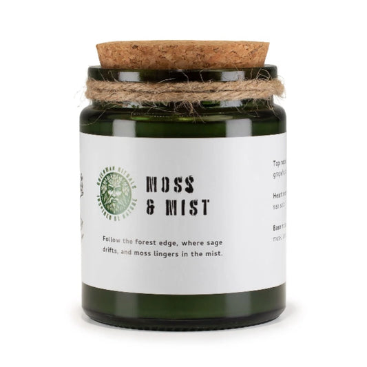 Greenman Candela di Soia Moss e Nebbia – Pleyas