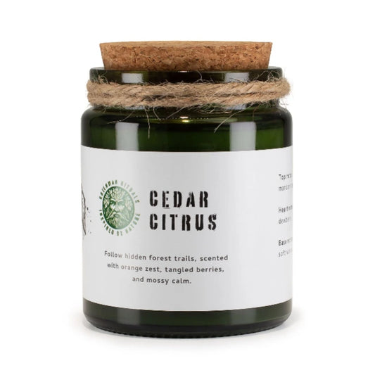 Greenman Candela di Soia Cedro e Agrumi – Pleyas
