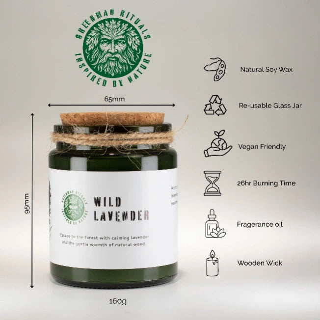 Greenman Candela di Soia Cedro e Agrumi dettaglio – Pleyas