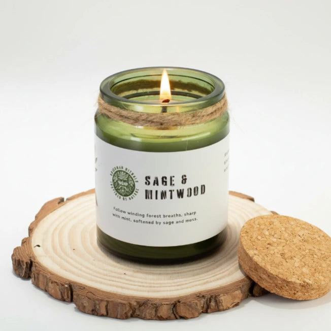Greenman Candela di Soia Foglie di Lino – Pleyas