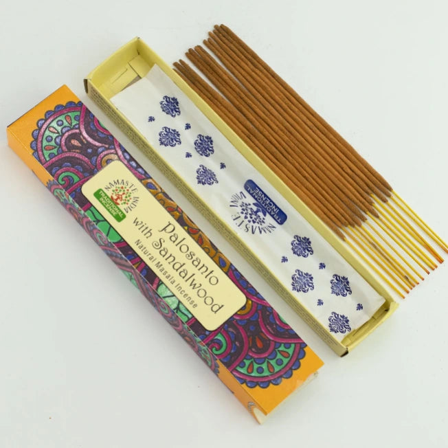 Incenso Masala Namaste Mandala Palo Santo e Sandalo-Pleyas