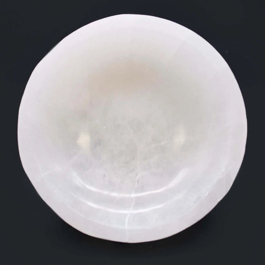 Ciotola Selenite Rotonda 15 cm-Pleyas
