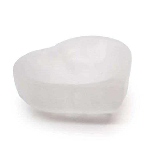 Ciotola Selenite Cuore 10 cm-Pleyas