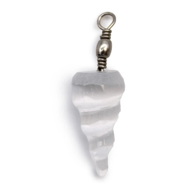 Pendente in Selenite Spirale - Pleyas