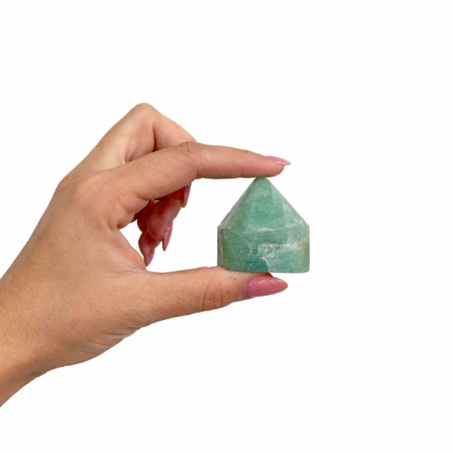 Punte di Gemma Levigate-Amazonite Indiana 5-6 pezzi-Pleyas