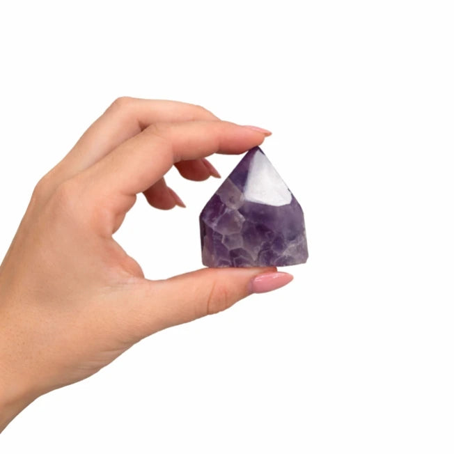 Punte di Gemma Levigate-Ametista Grado A 5-6 pz-Pleyas