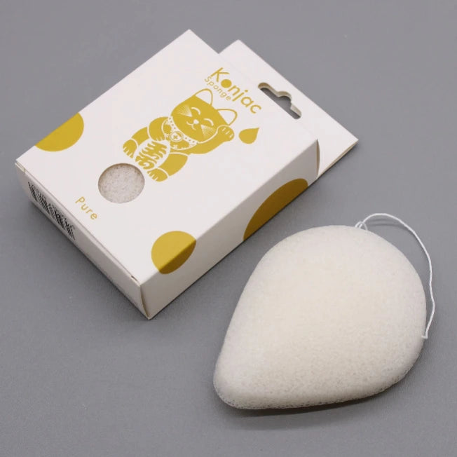 Konjac Spugna facciale - Naturale - Pelle sensibile - Pleyas