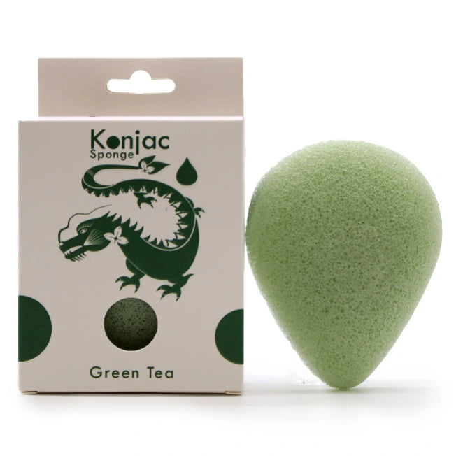 Konjac Spugna facciale - Tè verde - Protettore - Pleyas