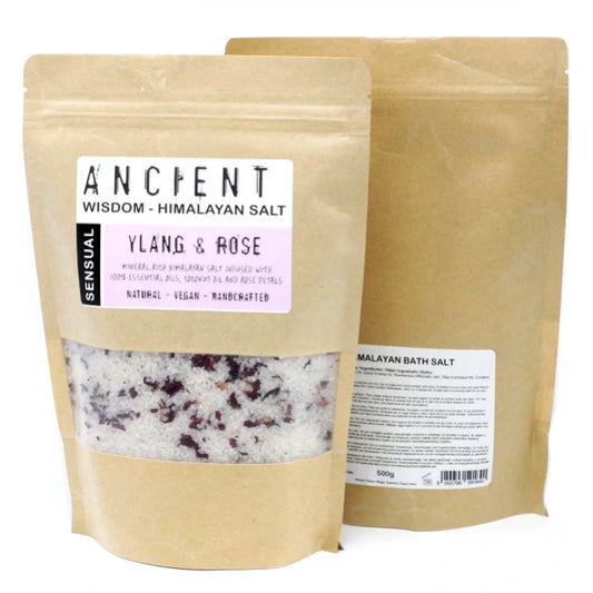Sale da Bagno Himalaya 500g-Ylang Ylang e Rosa-Pleyas