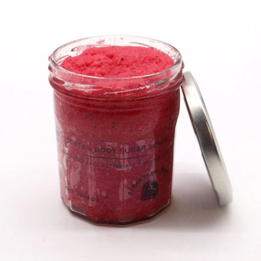 Scrub Corpo Profumato con Zucchero - Fragola - 300g - Pleyas