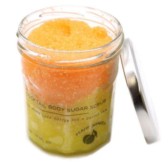 Scrub Corpo Profumato con Zucchero - Sangria alla Pesca- 300g - Pleyas