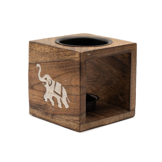 Brucia essenze legno di mango quadrato-Elefante-Pleyas