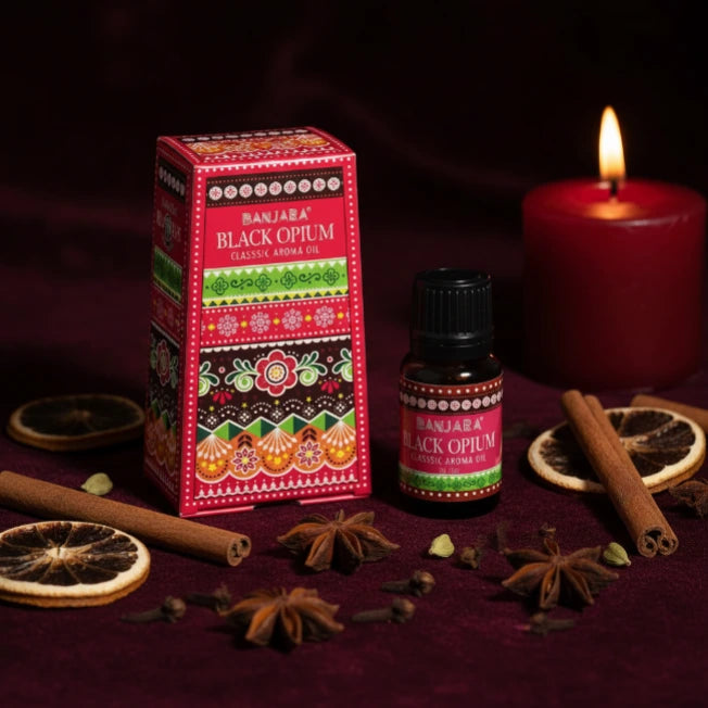 Dettaglio olio fragranza oppio nero 10ml-Pleyas