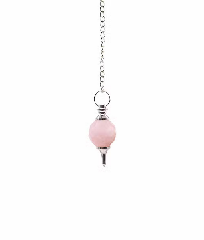 Pendolino Sfaccettato-Quarzo Rosa-Pleyas