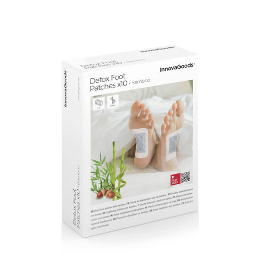 Detox Foot Patches Bamboo InnovaGoods 10Units-1