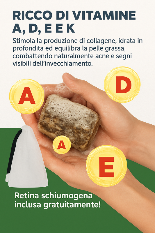 Sapone Nero Africano Idratante e Nourishing - Delicato e Non Irritante per Pelli Sensibili - Pleyas