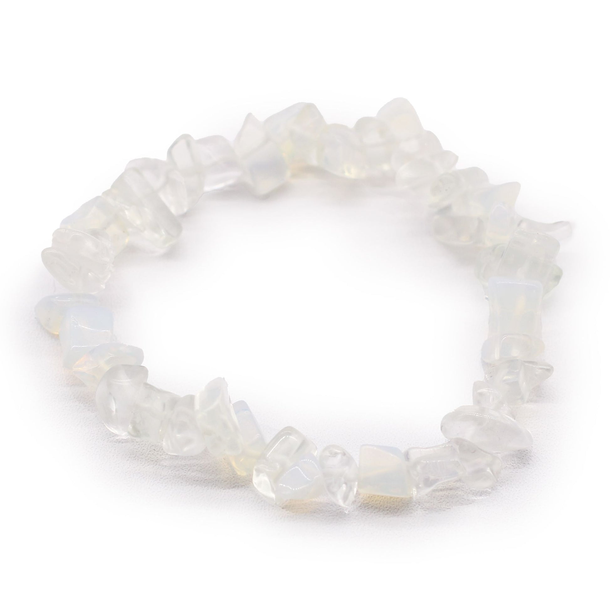 Braccialetto frammenti di pietre preziose-opalite-Pleyas