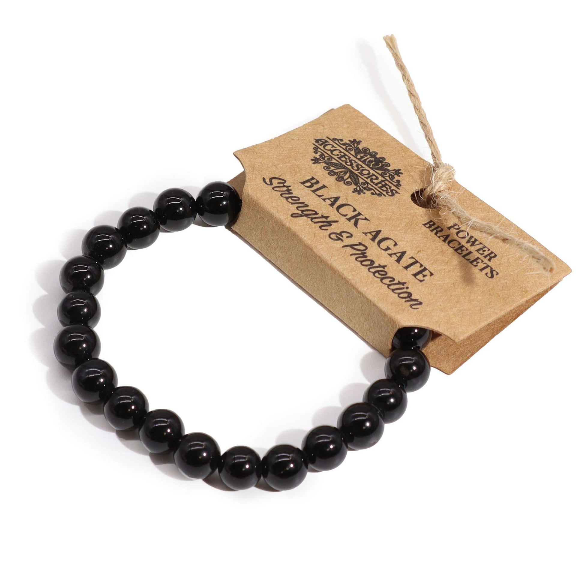 Bracciale Energetico Agata Nera