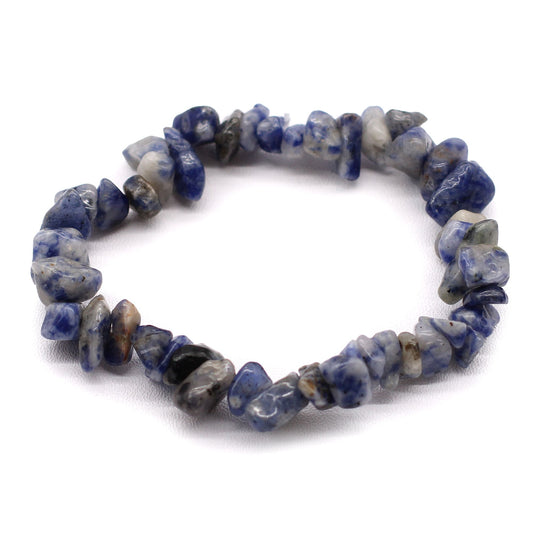 Braccialetto Frammenti di Pietre preziose-Sodalite-Pleyas