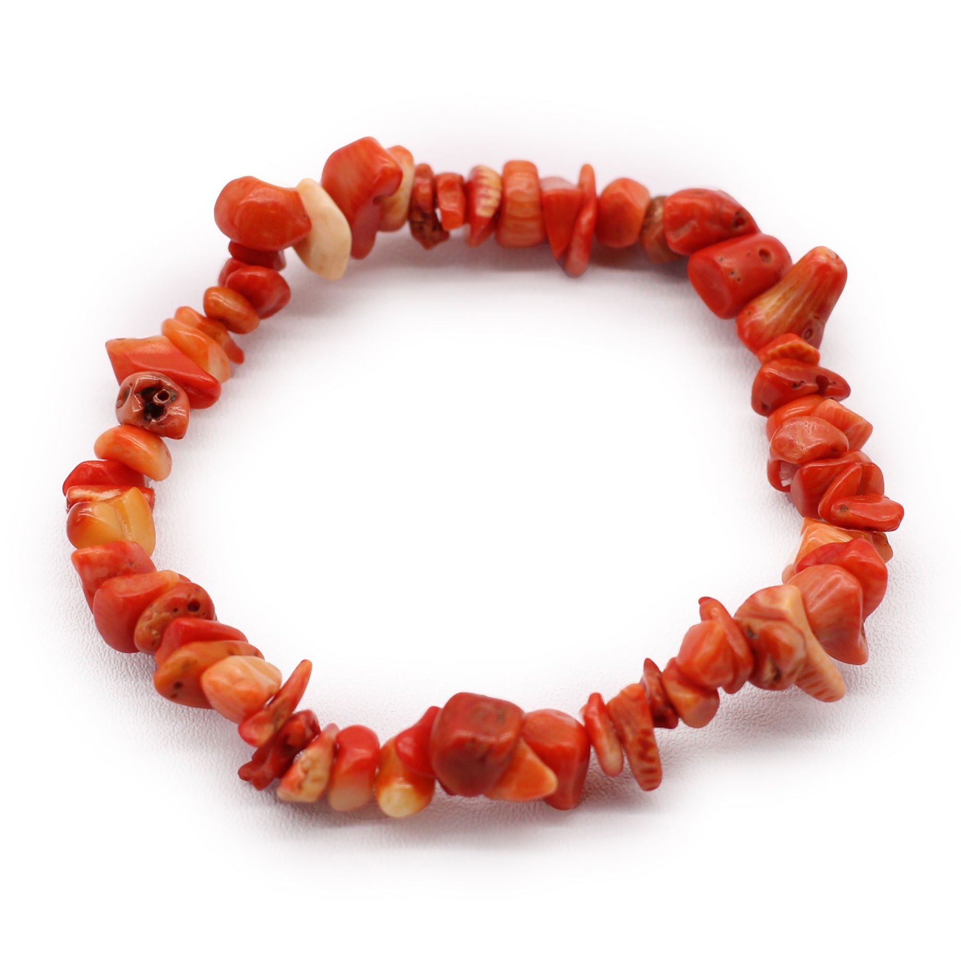Braccialetto Frammenti di Pietre preziose-Pietra di Coralite-Pleyas