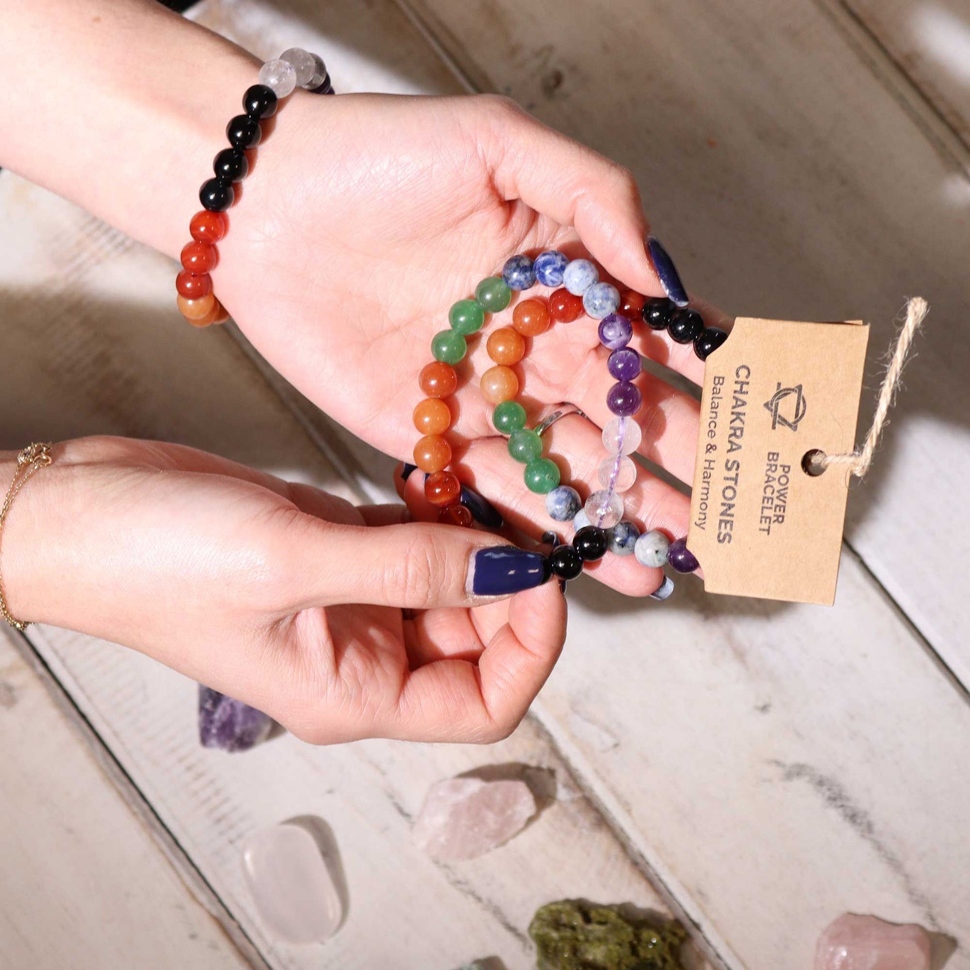 bracciale energetico Pietre dei Chakra - Pleyas