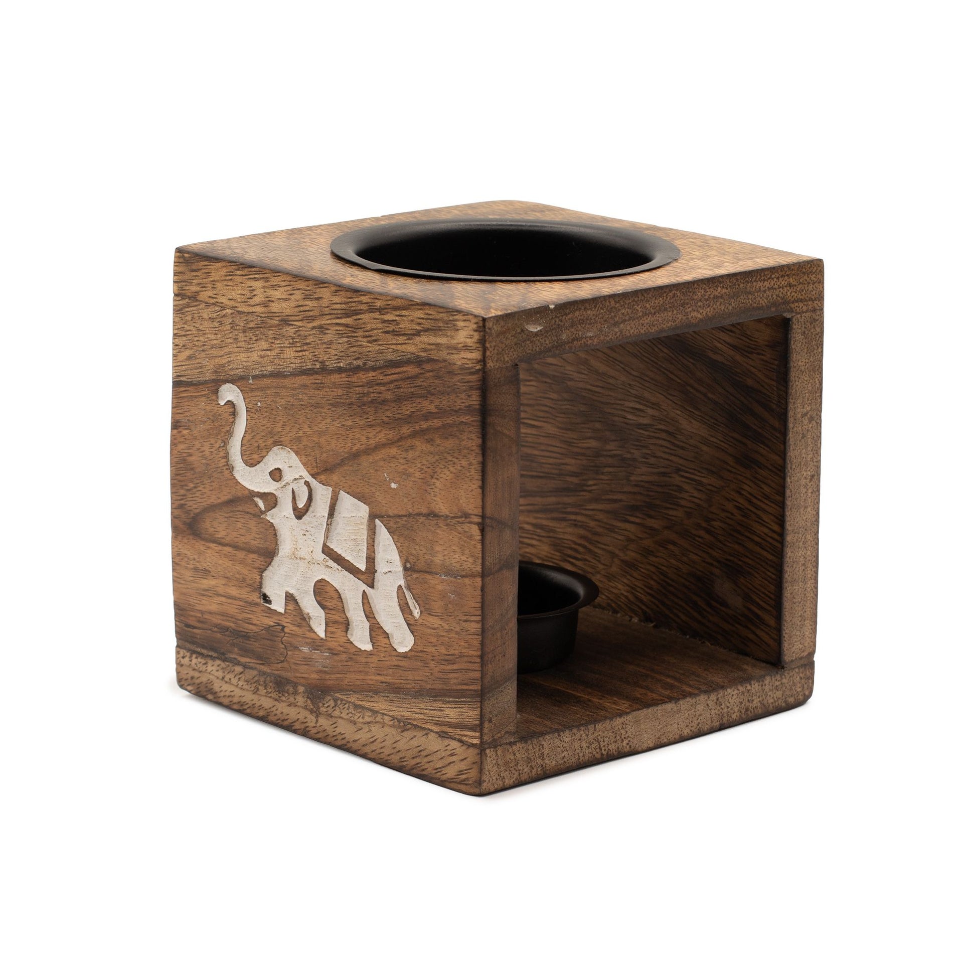 Brucia essenze legno di mango quadrato-Elefante-Pleyas
